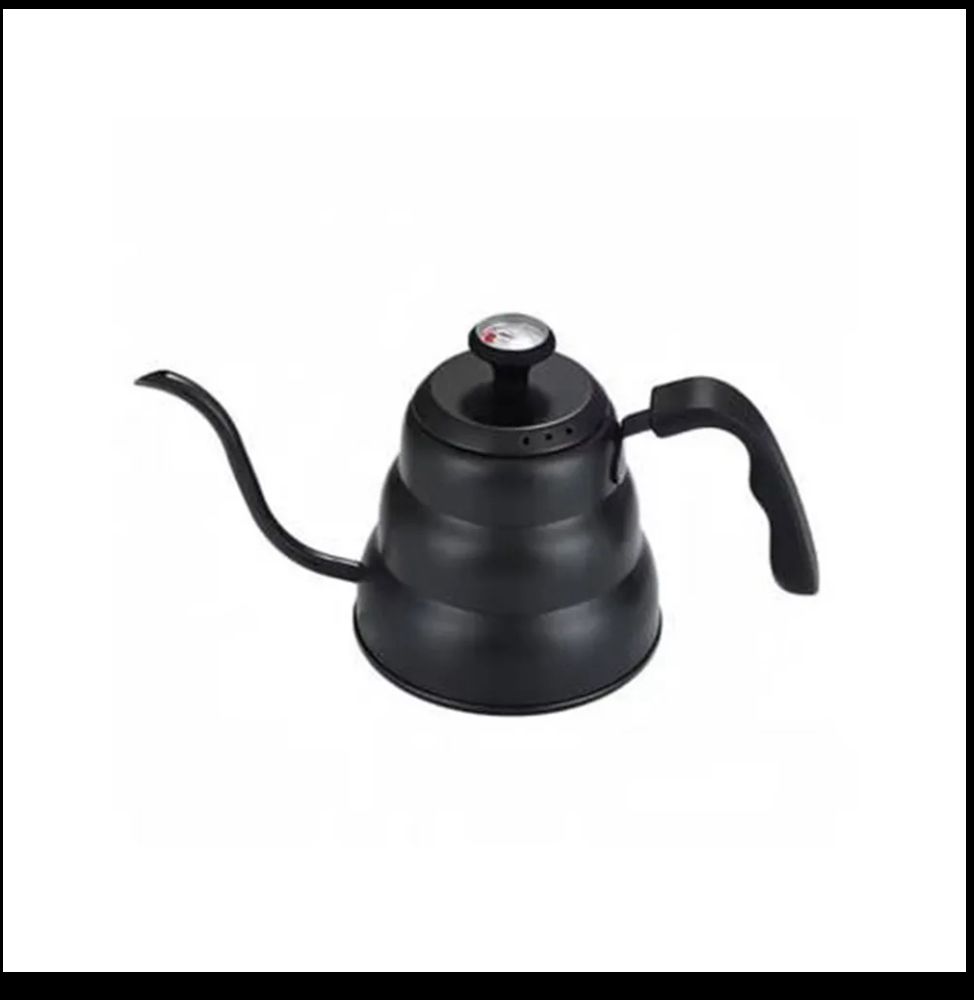 [sk-0255] ابريق اسود بمعيار حرارة - S303